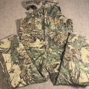 Vintage Duxbak Realtree Camo Overalls Insulated Hunting Men’s Large 38-40 USA
